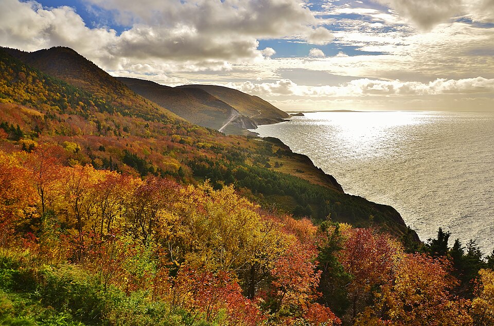 Autumn colours along the Cabot Trail