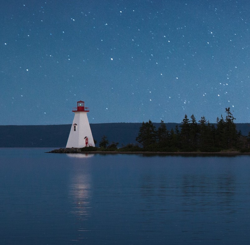 Lighthouse near Baddeck, Cape Breton Island